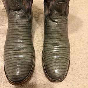 Panhandle Slim Gray cowboy boots